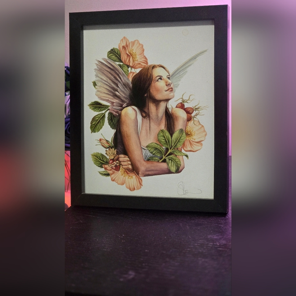 Framed Art Print with Black Frame - Picture 5 of 6